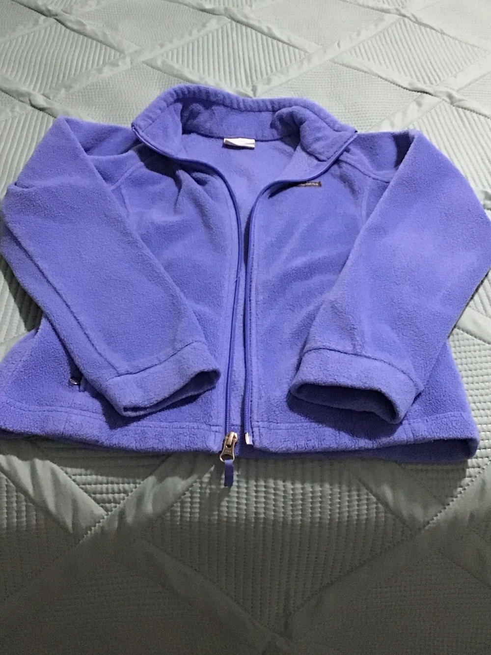 Girls' Cozy Fleece Columbia Jacket - Blue